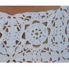 Tunique courte dentelle blanche au crochet